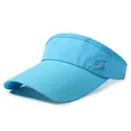 Visiera parasole sportiva azzurra traspirante per corsa e attività estive all'aperto - Regolabile / Blu lago