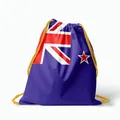 Sac à dos à cordon drapeau Nouvelle-Zélande portable et léger pour voyage et sport - Style Nouvelle-Zélande (26SJBSKD) / 50*41cm