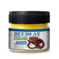 Natural 80g yellow wood seasoning beeswax for wooden furniture polishing and care - 80g (Bilingual Label)