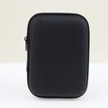 Compact black EVA hard shell storage case for digital accessories - 14x10x4.5CM Square