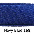 Ruban de satin bleu marine double face de 3-4mm pour emballage cadeau sophistiqué - Paquet de 900 Yards / Bleu marine