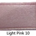 Détail d'un ruban en satin double face rose clair, largeur 3-4 mm - Paquet de 900 Yards / Rose Clair
