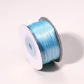 Ruban de satin double face bleu ciel 3-4 mm pour cadeaux et jolis marque-pages - 50 Yards/Pack / Bleu Ciel (141#)