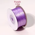 Rouleau de ruban de satin violet couleur 176# pour décoration de ballons et DIY - 50 Yards/Pack / Violet Clair (176#)