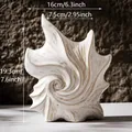Französische Kunst-Keramikvase in Muschelform mit Maßangaben - Heixili - Pappkarton