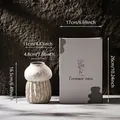 Wabi-sabi style white textured ceramic vase for minimalist home decor and flower arrangement - Romance-2 / Color Box