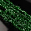 Groene onregelmatige kristallen kraaltjes voor DIY armbanden sieraden maken groothandel. - 220 stuks/verpakking / Groen Kristalsplit