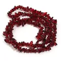Rode onregelmatige kristallen scherven edelsteen kralen voor DIY armband sieraden maken - 220 stuks/verpakking / Donkerrood Kristal