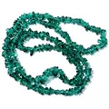 Onregelmatige groene kristallen chips streng, perfect DIY sieraden maken en kralen materiaal. - 220 stuks/verpakking / Donkergroen Kristalsplit