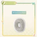 Patch brodé coloré numéro 0 en tissu thermocollant DIY pour vêtements et accessoires - Chiffre 0