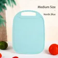 Durable medium sized food grade PP plastic cutting board in elegant Nordic blue finish - Medium (CB-13-2) / Nordic Blue