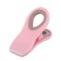 Clip de scellage magnétique rose multifonctionnel pour sacs de cuisine et réfrigérateur - Rose