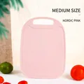 Food-grade PP plastic cutting board in Nordic Pink finish with non-slip textured surface - Medium (CB-13-2) / Nordic Pink