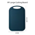 Large dark blue food-grade PP plastic cutting board measuring 32.5x21cm for kitchen - Large (CB-14-3) / Dark Green