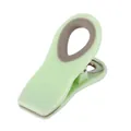 Clip magnétique vert clair pour sceller les sacs et organiser la cuisine à domicile - Cyan
