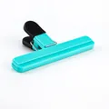 Durable teal and black plastic food bag sealing clip for kitchen snack preservation - Large (GJ-37) / Mint Green