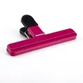 Durable magenta plastic food bag sealing clip for snack freshness and kitchen storage - Large (GJ-37) / Rose Red