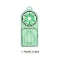 Multi-functional dual-mode egg slicer and wedger kitchen tool in Nordic green color - Nordic Green