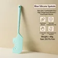 Heat-resistant food-grade silicone cream spatula for baking in light blue finish - Integrated Spatula / Blue