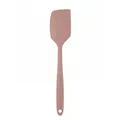 Integrated dusty rose silicone spatula for baking and stirring cream in minimalist style - Spatula / Pink