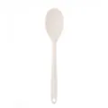 Langlebiger einteiliger Silikon-Mischlöffel in Creme für Backen und Kochen zu Hause - Löffel / Weiß