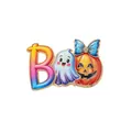 Halloween enamel brooch with ghost, pumpkin and 'B' letter for party outfits - Halloween Ghost Pumpkin Style