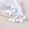 Elegant set of three silver butterfly brooches with matte finish for suits and sweaters - Silver