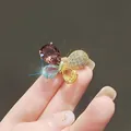Elegante spilla a farfalla scintillante con cristalli colorati e placcatura oro - Farfalla Colorata (4)