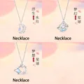 Set of 3 celestial silver necklaces with moon and dreamy planet pendants for women - 3-Piece Set (Moon & Planets)