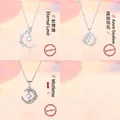 Set of three elegant necklaces featuring moonstone pendants in unique designs - 3-Piece Set 3 / Set of 3