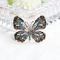 Vintage vlinderbroche met kleurrijke kristallen voor modeaccessoires voor dames - Vlinder Stijl 19