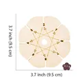 Wooden bracelet weaving disc tool, 3.7-inch diameter with numbered slots and arrows - Style B / Diameter 9.5cm