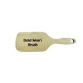 Funny wooden 'Bald Man's Brush' novelty gift with natural wood grain finish handle - Bald Man's Brush / 1 Piece