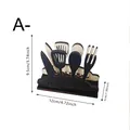 Wooden kitchen utensil table decor with welcome sign, variant A- size 12x9.5x5cm - Welcome Cutlery Style (SCM2448) / 12x9.5x5cm