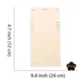 Large wooden bracelet weaving board measuring 24cm by 12cm for DIY handmade jewelry crafts - Style G