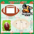 Houten fotolijst in American football-stijl voor sportthema feestdecor - Amerikaans Voetbal Voorraad Stijl (MZ132)
