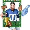 Houten fotolijst prop met American Football thema voor feestdecoratie en fans - Amerikaans Voetbal Fotolijst Rekwisieten Set