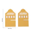 Islamitische gouden koranstandaard, beugel 7x4cm voor religieuze decoratie - MBT046 / 2mm Dikte / Goud