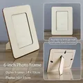 6-inch minimalist unfinished wood picture frame for DIY crafts and tabletop display - 6-Inch Standard / 14x19cm / 6 Inch Photo Frame Blank