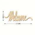Ξύλινη επιγραφή 'Welcome' για διακόσμηση σπιτιού, διαστάσεις 275x100mm εδώ. - Καλώς ήρθατε 27.5cm