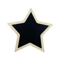 Lavagnetta a forma di stella in legno per decorazioni creative per feste e casa - Pentagramma / 10cm