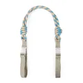 Durable nylon rope shoulder strap extension for eco-friendly reusable shopping bags - Beige And Blue Strap