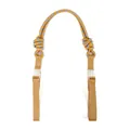 Nylon braided shoulder strap extender with durable plastic buckles and knot details - Curry Blue Strap
