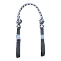 Adjustable nylon shoulder strap for shopping bags with houndstooth weave pattern - Grey and White Contrast Shoulder Strap