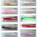 Folding paper fans in various colors with matching organza gift bags for weddings - Organza Bag