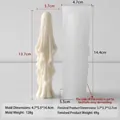 Halloween ghost candle mold with finished product size measurements - Long Ghost (J-5762)