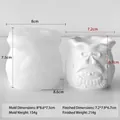 Christmas lucky bag silicone mold for DIY plaster snowman candles and flower vases - Christmas Snowman Vase (J-5807)