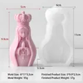 Silikonform für betendes Mädchen Kerze mit Maßen und Gewicht - Betendes Mädchen Stil (J-5618)