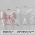 Schleifen-Silikonform für DIY-Duftkerzen und Kunstharz mit genauen Größenangaben - Schleifenform J-5607