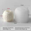 3D Kerst sneeuwvlok sneeuwbal kaars siliconen mal voor aromatherapie gips DIY ambachten - Sneeuwbal (J-0107)